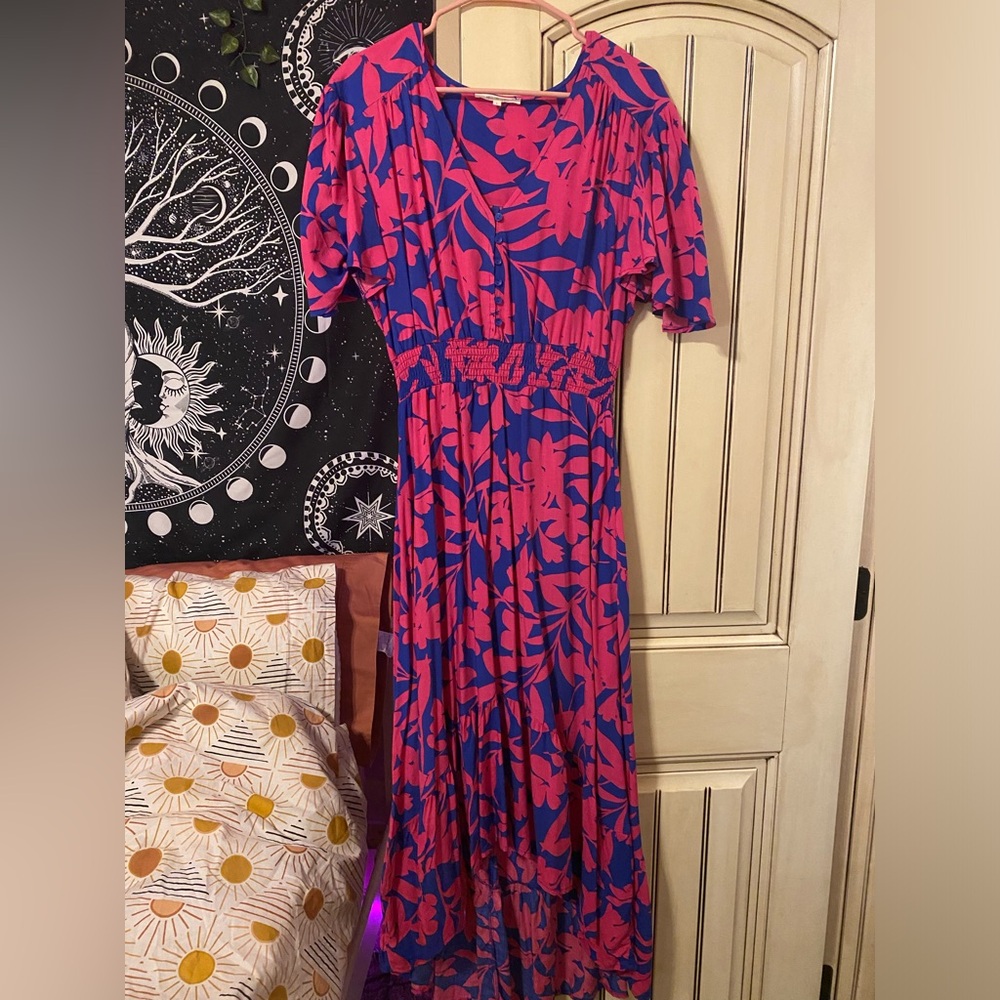 Abel The Label size large floral maxi dress